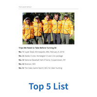 Top five list
